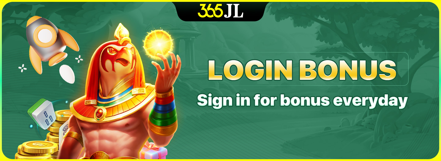 Login Bonus promotion banner